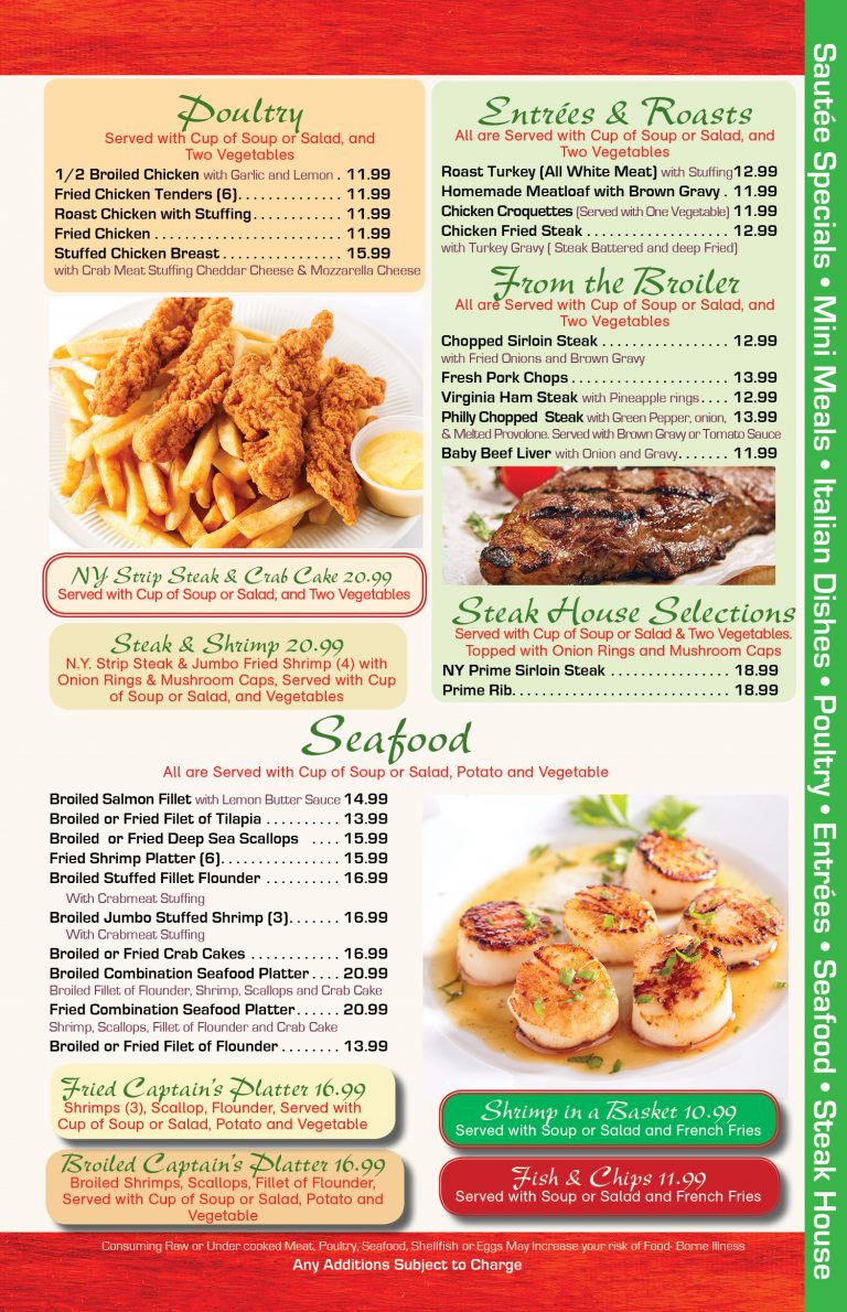 Our Menu - Route 40 Diner