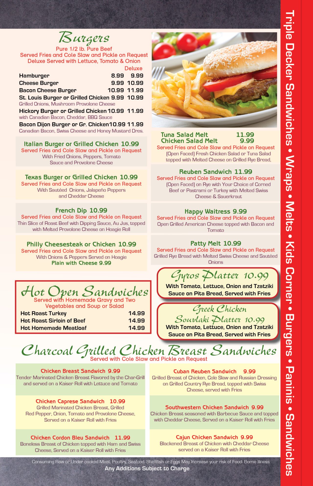 Our Menu - Route 40 Diner